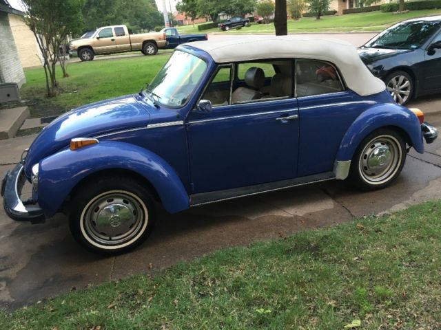 1978 Volkswagen Beetle - Classic Barrier Blue/ Original interior beige - photo 3