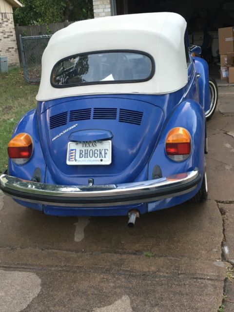1978 Volkswagen Beetle - Classic Barrier Blue/ Original interior beige - photo 5