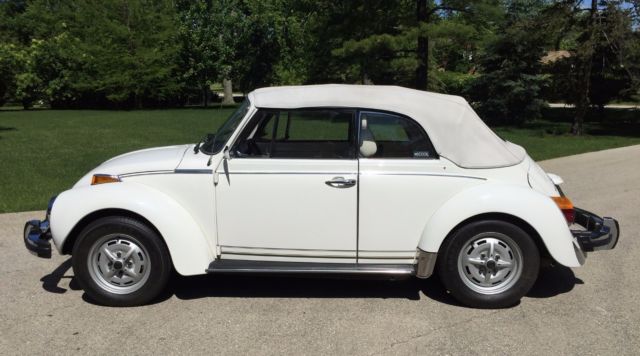 1978 Volkswagen Triple White Convertible 1978 Volkswagen Beetle - Classic