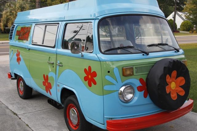 1978 VW Camper Bus, The MYSTERY MACHINE, Complete Custom Paint/Interior, LEDs 1978 Volkswagen Bus/Vanagon