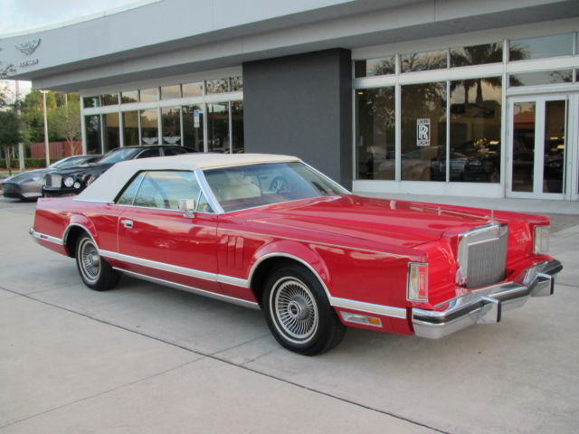 1979 79 LINCOLN CONTINENTAL MARK V * 3K MILES * ORIGINAL PAINT * BUILD SHEET * 1979 Lincoln Continental Continental Mark V