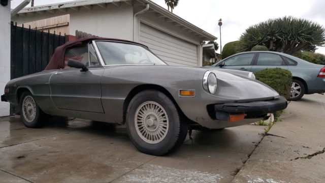 1979 ALFA ROMEO Spider Veloce 2dr Convertible 4 cyl 1962cc 111hp Spic 1979 Alfa Romeo Spider
