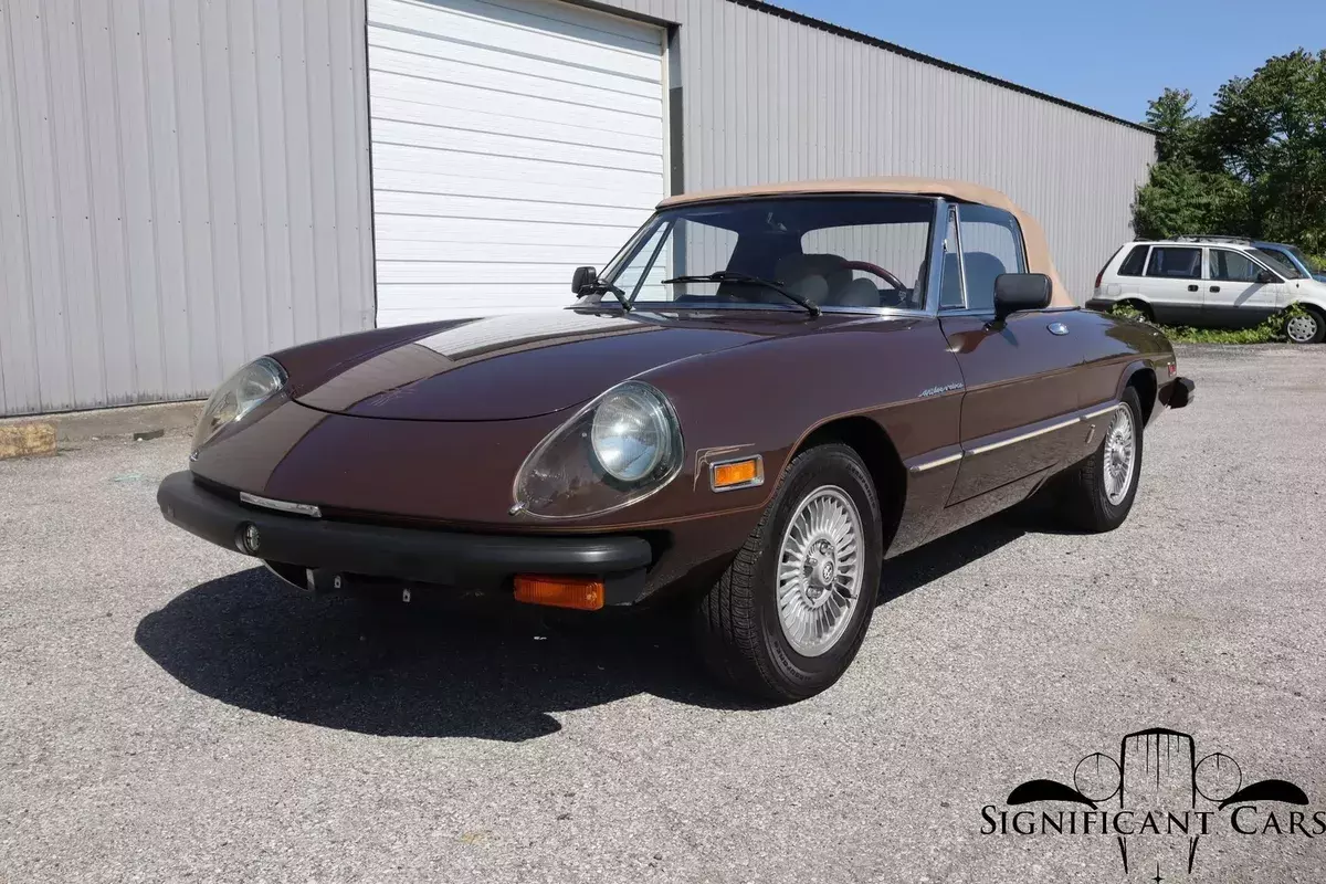 1979 Alfa Romeo Spider Veloce Great Running Example Canvas Top Carrello Lenses 1979 Alfa Romeo Spider