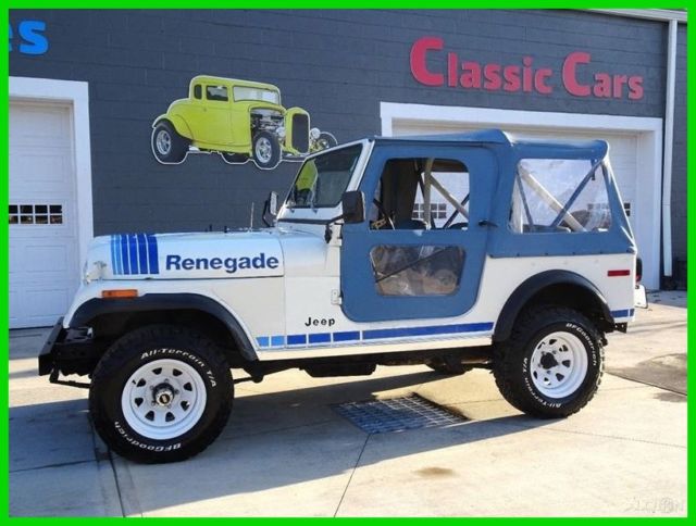 1979 AMC Jeep CJ7 Renegade Levi Survivor Very Nice Low Reserve 1979 Jeep CJ Renegade