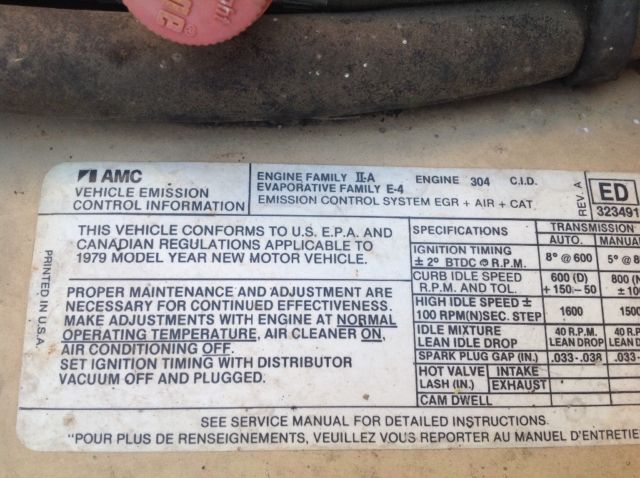 1979 AMC Pacer Pacer wagon limited factory v8 - photo 12