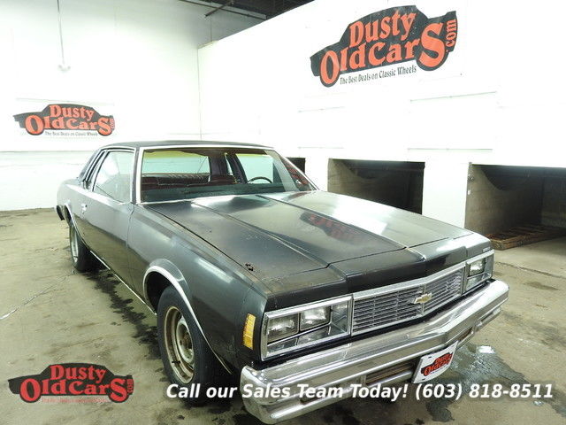 1979 Black Runs Drives Body Int Good 305V8 3spd! 1979 Chevrolet Impala Runs Drives Body Int Good 305V8 3spd