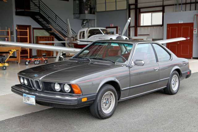 1979 BMW 633CSi Coupe (E24), 1-Owner, 99K Miles, Manual, Anthracite Grey / Red 1979 BMW 6-Series 633CSi