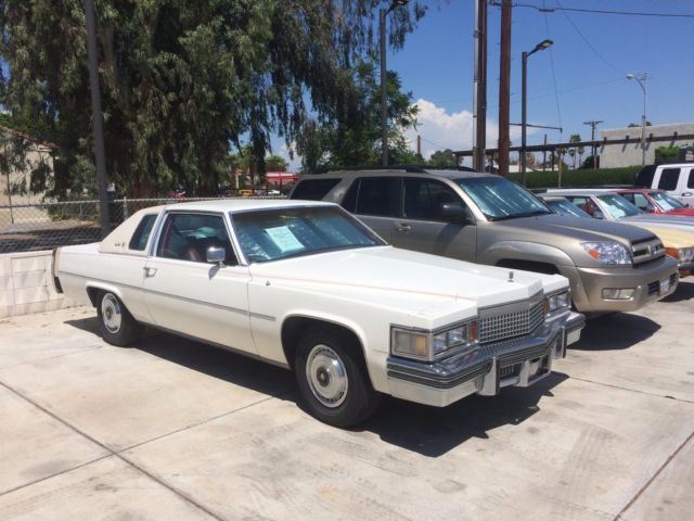 1979 CADILLAC COUPE DE VILLE ONE OWNER PALM SPRINGS CAR ORIGINAL 60K MILES 1979 Cadillac DeVille COUPE DE VILLE