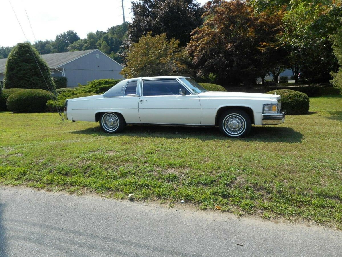 1979 Cadillac Coupe DeVille, NO RESERVE AUCTION, 1979 Cadillac DeVille Blue Cloth