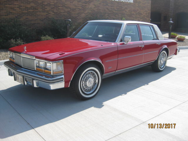 1979 Cadillac Seville finished in rare bright red with only 60,982 miles 1979 Cadillac Seville