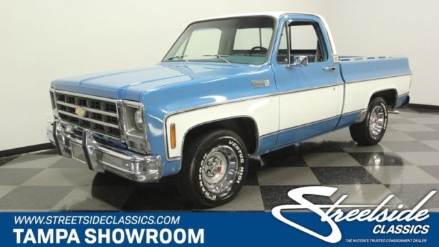 1979 Chevrolet C10 Silverado Pickup Truck 350 V8 3 Speed Automatic Classic Vinta 1979 Chevrolet C-10 Silverado