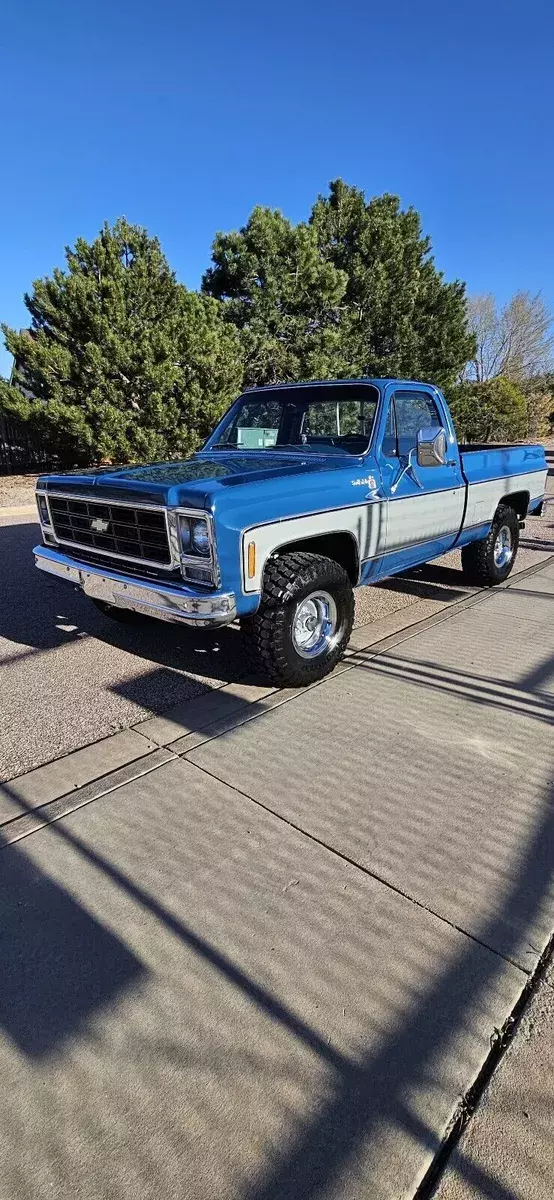 1979 Chevrolet C10/K10 Blue 4X4 Scottsdale 1979 Chevrolet C10/K10 4X4 Scottsdale