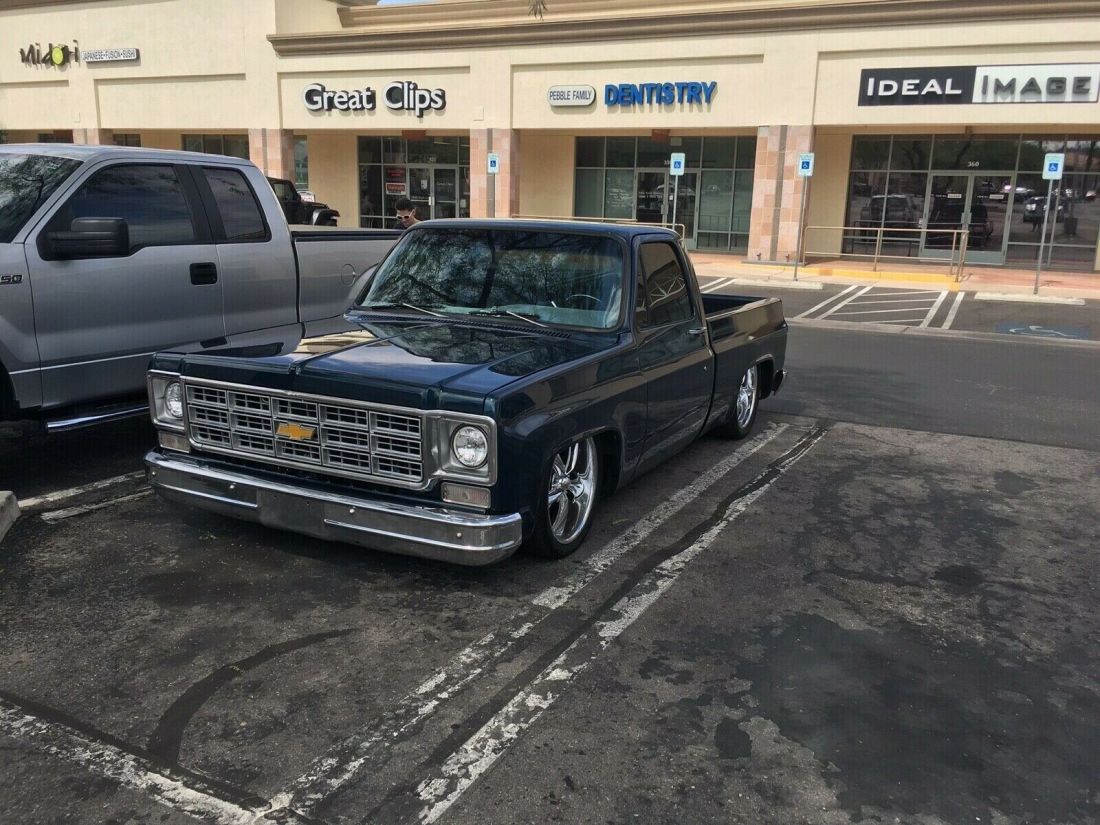 1979 Chevrolet C10/K10 Pickup Blue RWD Automatic 1979 Chevrolet C10/K10