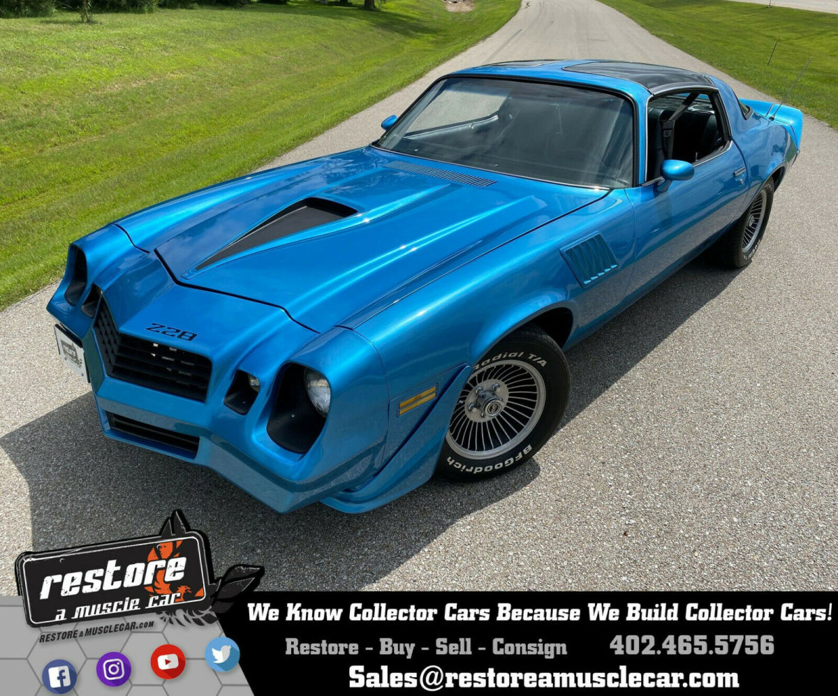 1979 Chevrolet Camaro Z28, 350ci 5.7L - 4 Speed, T-Tops, AC, Blue 1979 Chevrolet Camaro Z28, 350ci 5.7L - 4 Speed, T-Tops, AC, Blue