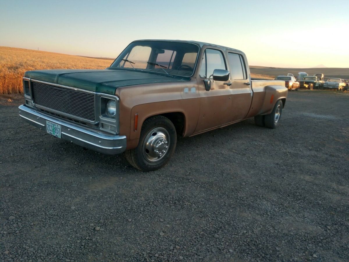1979 Chevrolet Chevy C30 C-30 Dually 3+3 Crew Cab LS SWAPPED Lowered NO RESERVE! 1979 Chevrolet C/K Pickup 3500