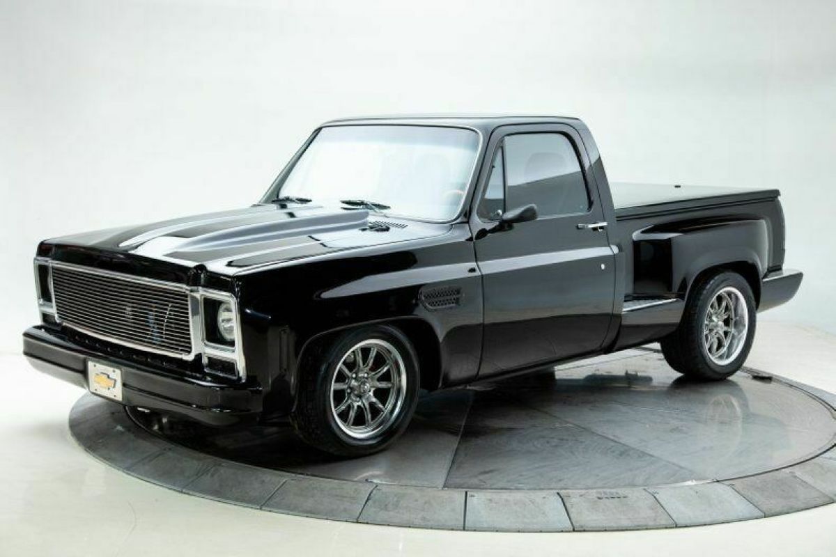 1979 Chevrolet C/K 10 Series V8 7.4L Manual 4-Speed Pickup Truck Black 1979 Chevrolet Other Pickups