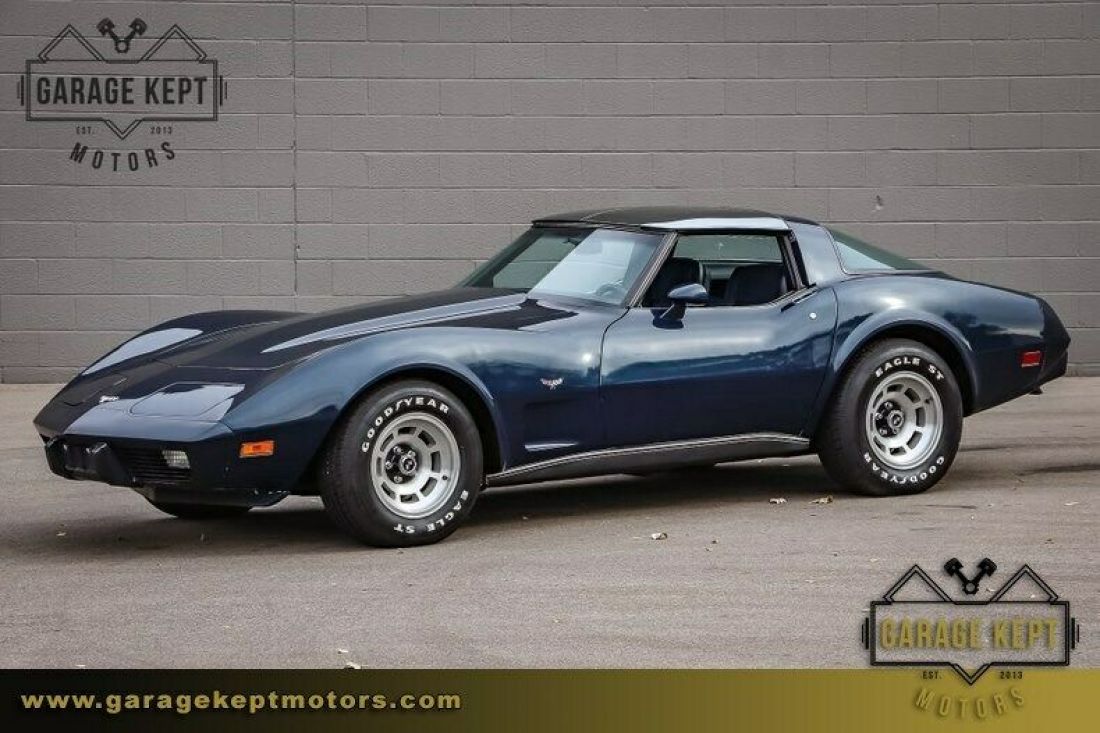 1979 Chevrolet Corvette Dark Blue Coupe 350ci/195hp V8 27198 Miles 1979 Chevrolet Corvette