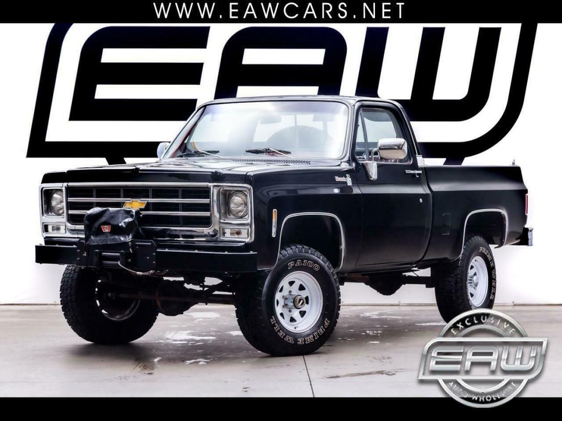 1979 Chevrolet K10 FLEETSIDE 75740 Miles Black 5.7L 350 V8 Automatic 1979 Chevrolet Other Pickups FLEETSIDE