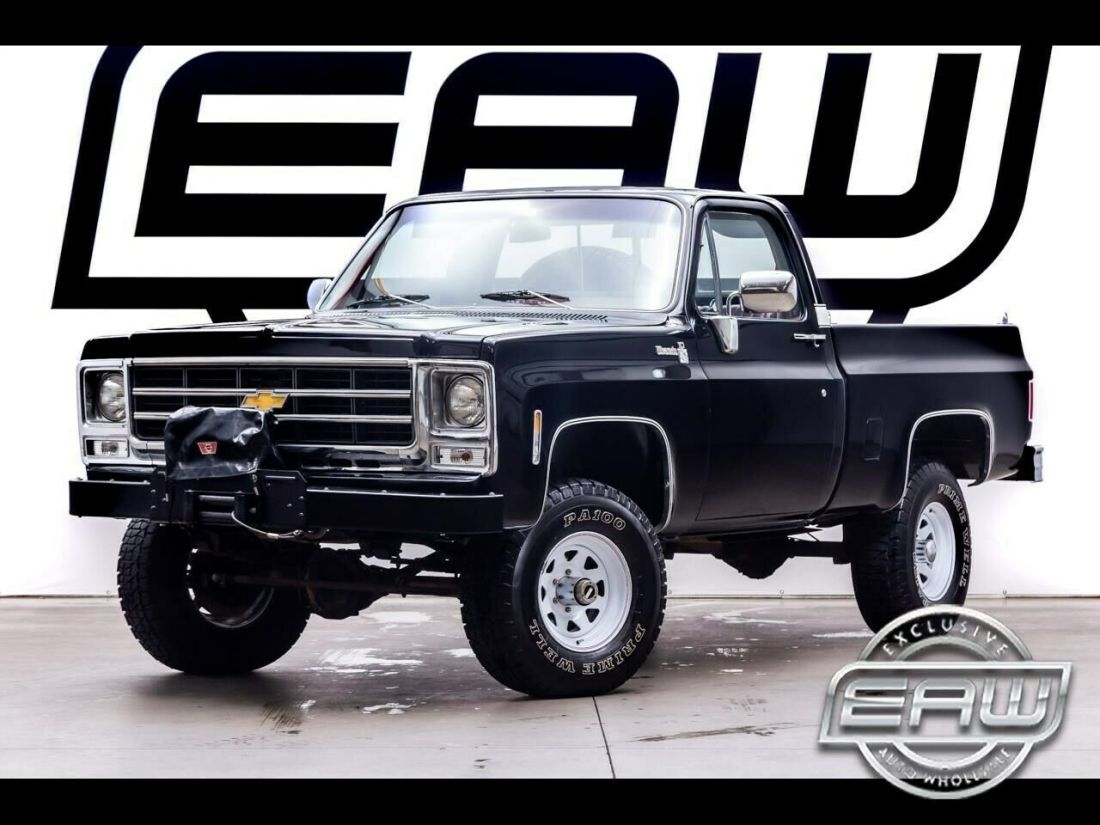 1979 Chevrolet K10 FLEETSIDE 75740 Miles Black Pickup Truck 5.7L 350 V8 Automati 1979 Chevrolet Other Pickups FLEETSIDE