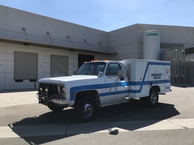 1979 Chevrolet K3500 SEARCH AND RESCUE / UTILITY 4X4 100% RUST FREE 1979 Chevrolet C/K Pickup 3500 SILVERADO