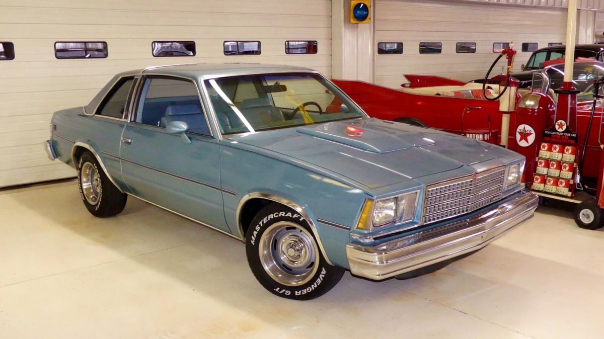 1979 Chevrolet Malibu 13838 Miles Light Blue 2 DR 305 Automatic 1979 Chevrolet Malibu