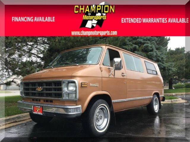 1979 Chevrolet Nomad Sportvan Nomad 79648 Miles Medium tan poly Conversion Van 1979 Chevrolet Nomad Sportvan Nomad