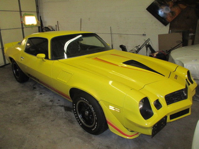 1979 CHEVY CAMARO Z28 FACTORY 4 SPEED MATCHING# NUMBER CAR(YELLOW) RARE 1979 Chevrolet Camaro Z28