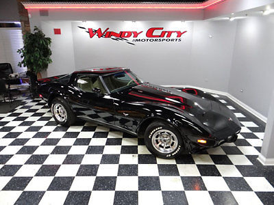1979 Chevy Corvette Stingray L82 Coupe T-Tops Only 63k Miles A/C CD Jet Black! 1979 Chevrolet Corvette Stingray