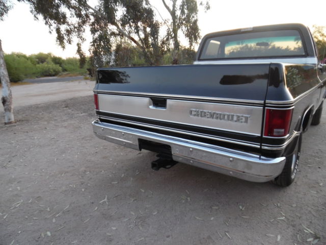 1979 Chevrolet C-10  Short Bed Heavy Half 454 AT AC LOADED Black Rare - photo 10
