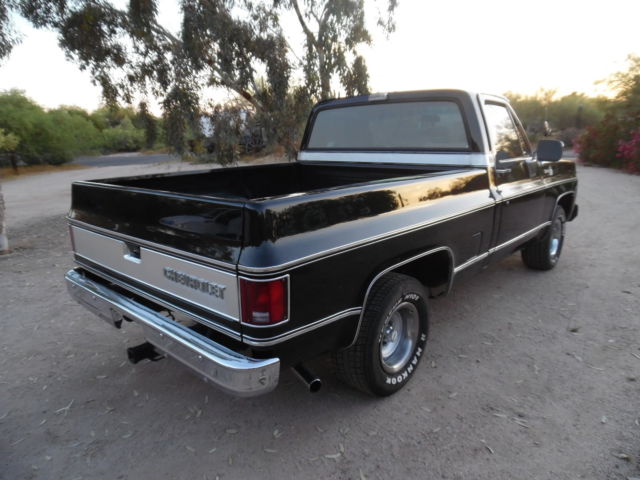 1979 Chevrolet C-10  Short Bed Heavy Half 454 AT AC LOADED Black Rare - photo 6