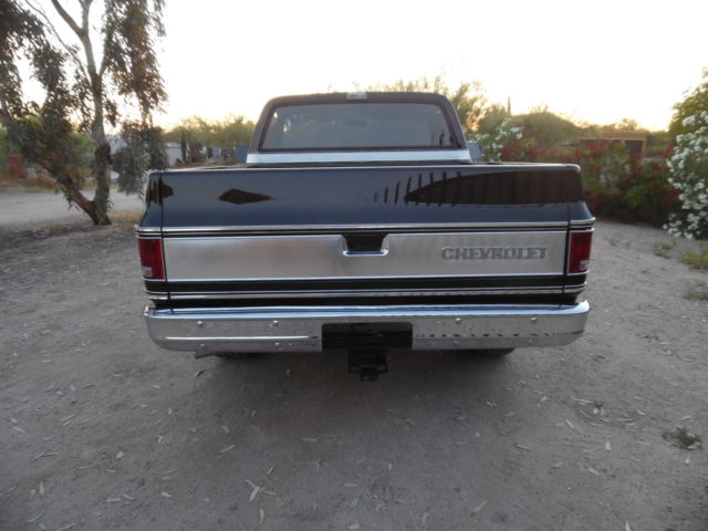 1979 Chevrolet C-10  Short Bed Heavy Half 454 AT AC LOADED Black Rare - photo 8