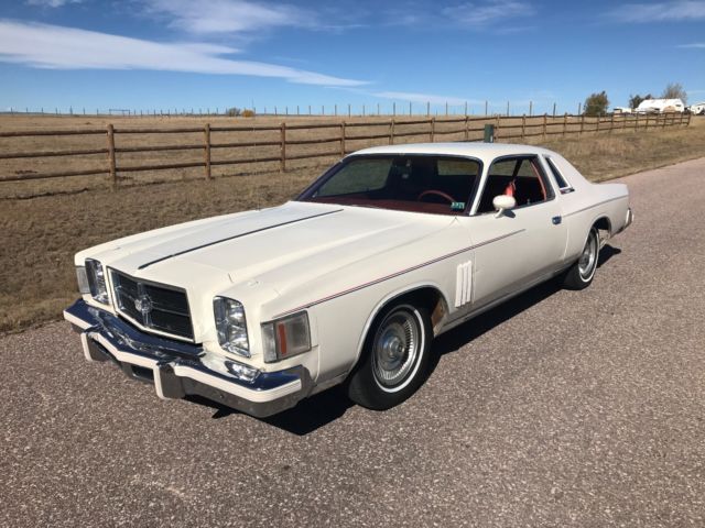 1979 Chrysler 300 Cordoba survivor 61k miles Lil Red Express E58 police engine 1979 Chrysler 300 Series