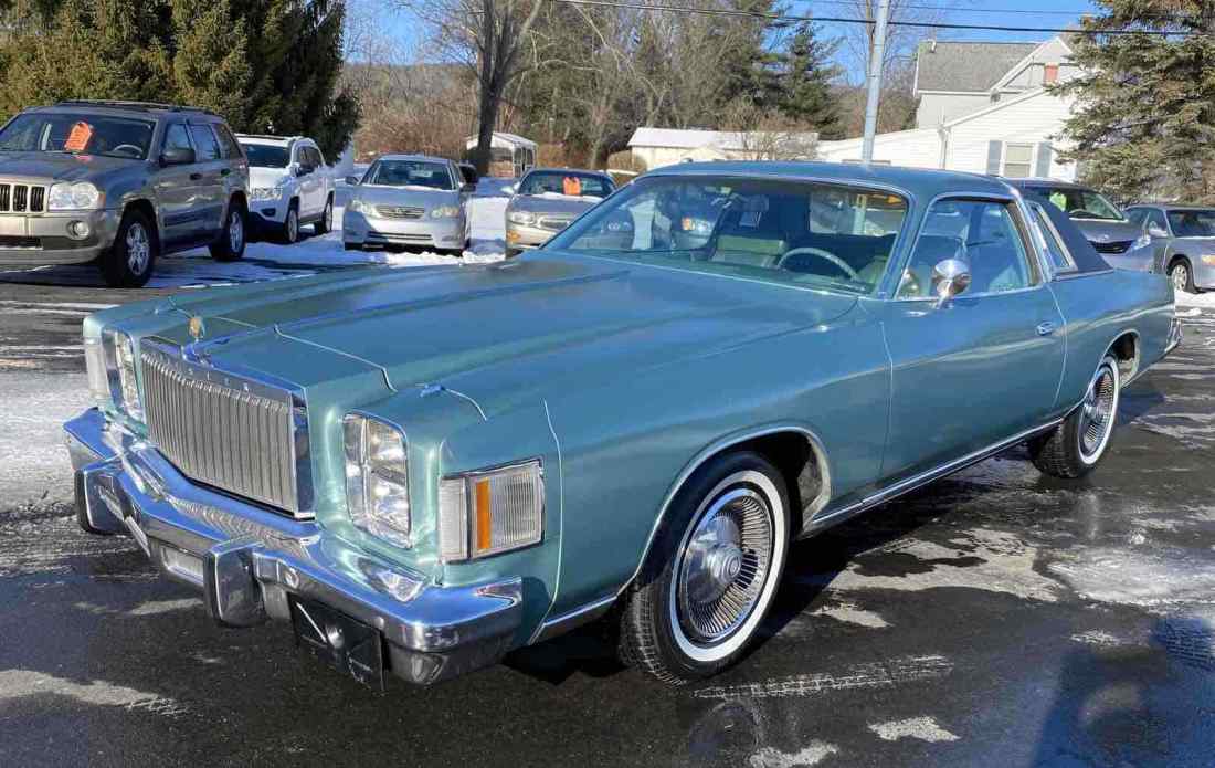 1979 Chrysler Cordoba 5.9 Sedan Blue RWD Automatic 1979 Chrysler Cordoba 5.9