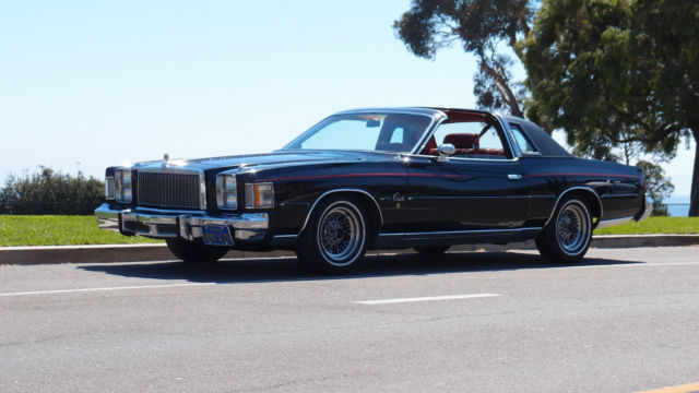 1979 Chrysler Cordoba T-Top Rare Edition in Superb Condition, 360 V8 4BBL, SoCal 1979 Chrysler Cordoba