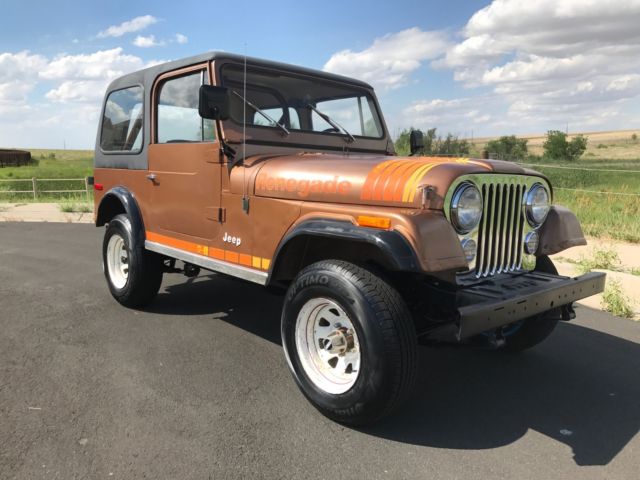 1979 CJ-7 RENEGADE ONLY 61K MILES WITH THE ALPACA BROWN 9A PAINT CODE 1979 Jeep CJ RENEGADE
