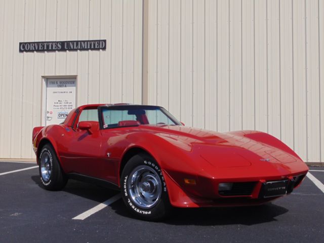 1979 Corvette Red On Red Only 24,076 Miles Survivor Car In Excellent Shape 1979 Chevrolet Corvette