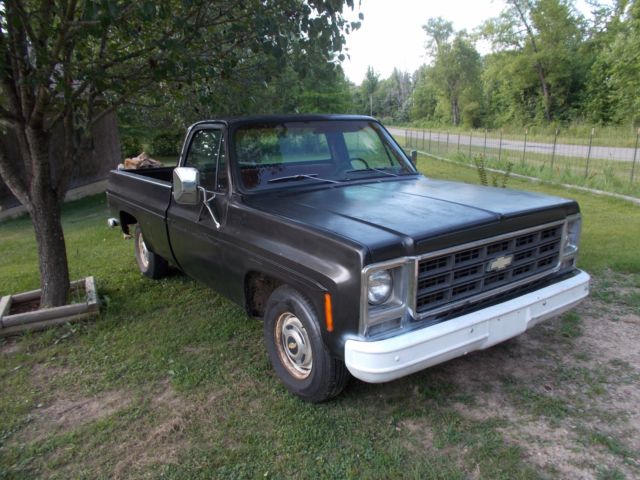 1979 CUSTOM DELUXE CHEVROLET TRUCK 36,880 MILES / COLOR IS BLACK 1979 Chevrolet C-10 CUSTOM DELUXE