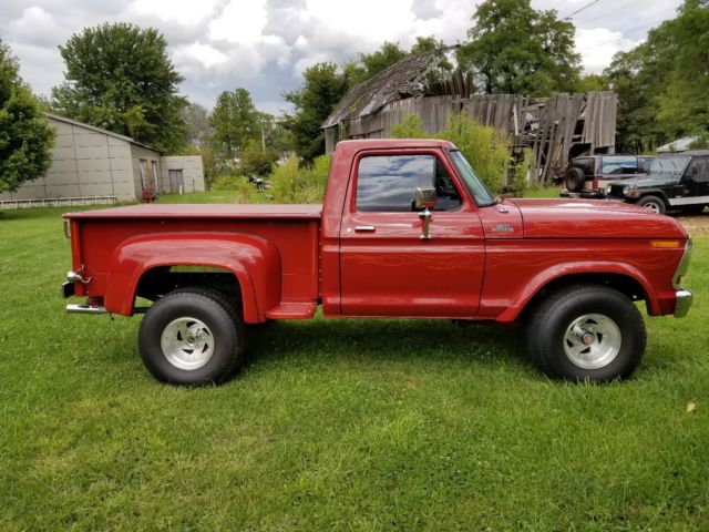 1979 Custom Ford 4X4 Flared Stepbed Truck Cleveland HiPerf 351 Engine 1979 Ford Other Pickups Body Type PT