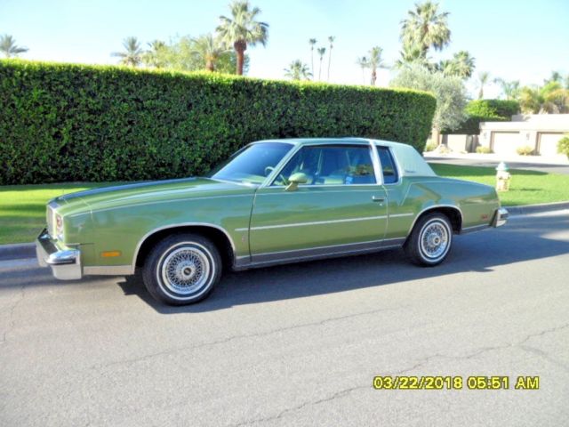 1979 Cutlass Supreme Broughman / Southern California Original Blue Plate Car V8 1979 Oldsmobile Cutlass