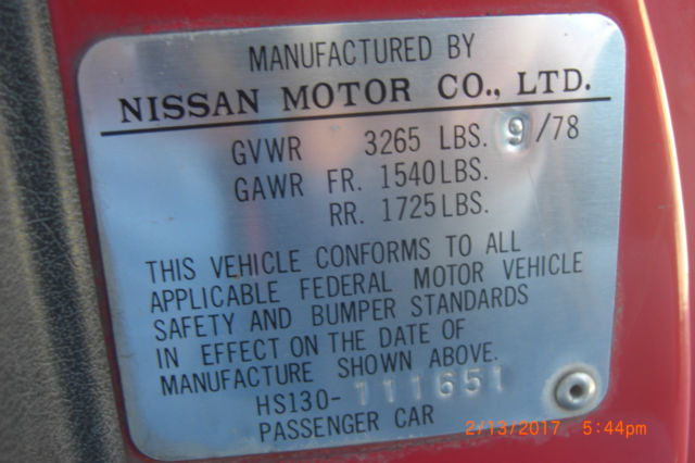 1979 Datsun Z-Series base - photo 9