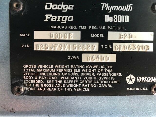 1979 Dodge B200 Van - photo 9