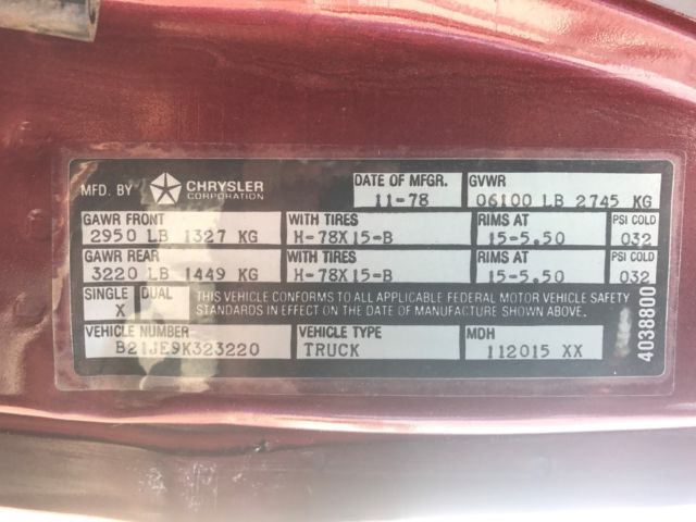 1979 Dodge Other - photo 12