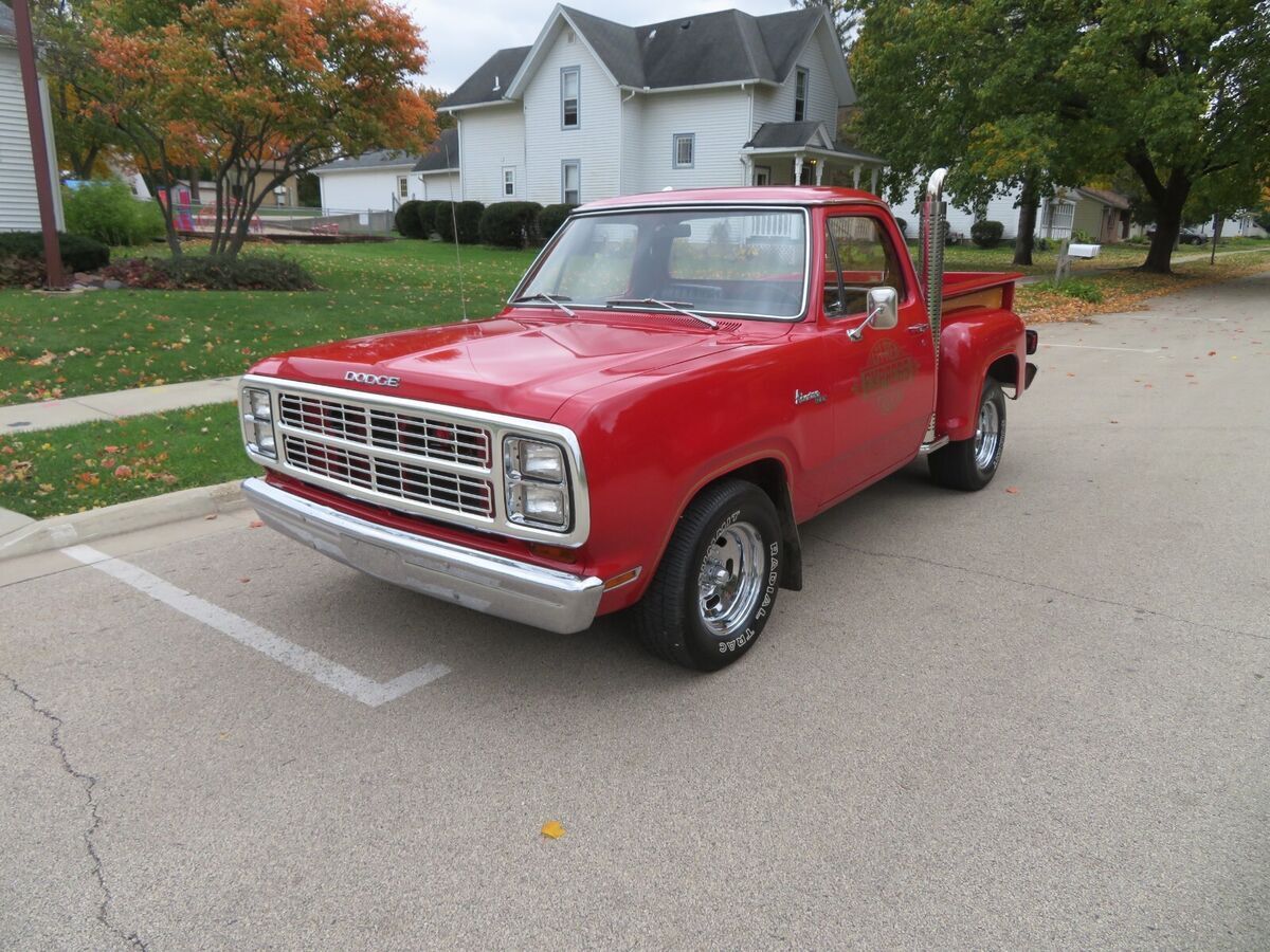 1979 DODGE PICKUP TRUCK REAL LITTLE RED EXPRESS SEE VIDEO 74000 MILES 1978 1977 1979 Dodge Other