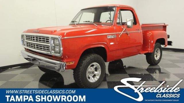 1979 Dodge Power Wagon 4x4 Pickup Truck 318 V8 3 Speed Automatic Classic Vintage 1979 Dodge Power Wagon 4x4