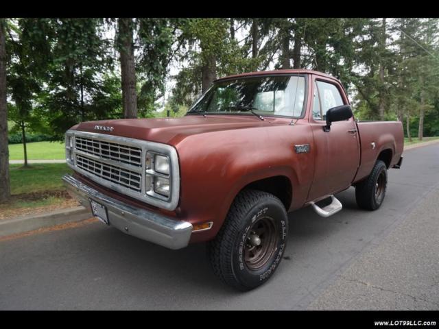 1979 Dodge Power Wagon Short Bed 4X4 - photo 2