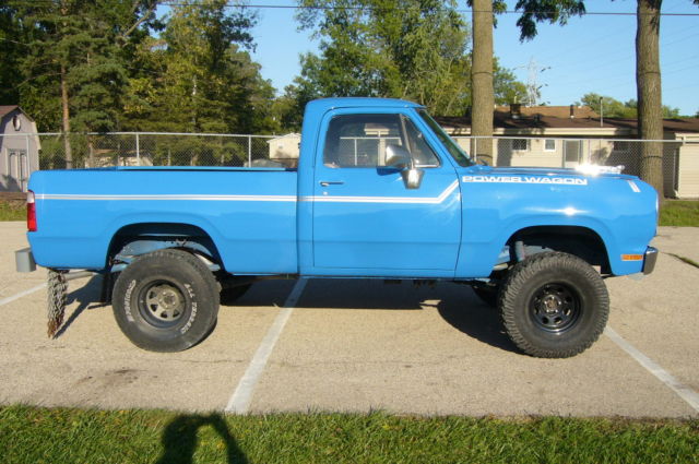 1979 Dodge W100 Power Wagon Short Box 4x4 No Rust 4 Speed Rat Rod 1979 Dodge Power Wagon W100