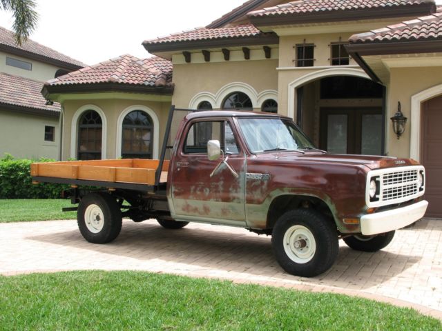 1979 DODGE W150 (4WD) POWER WAGON Rare Forestry Truck, 318 4 Spd. 55K Miles NICE 1979 Dodge Power Wagon