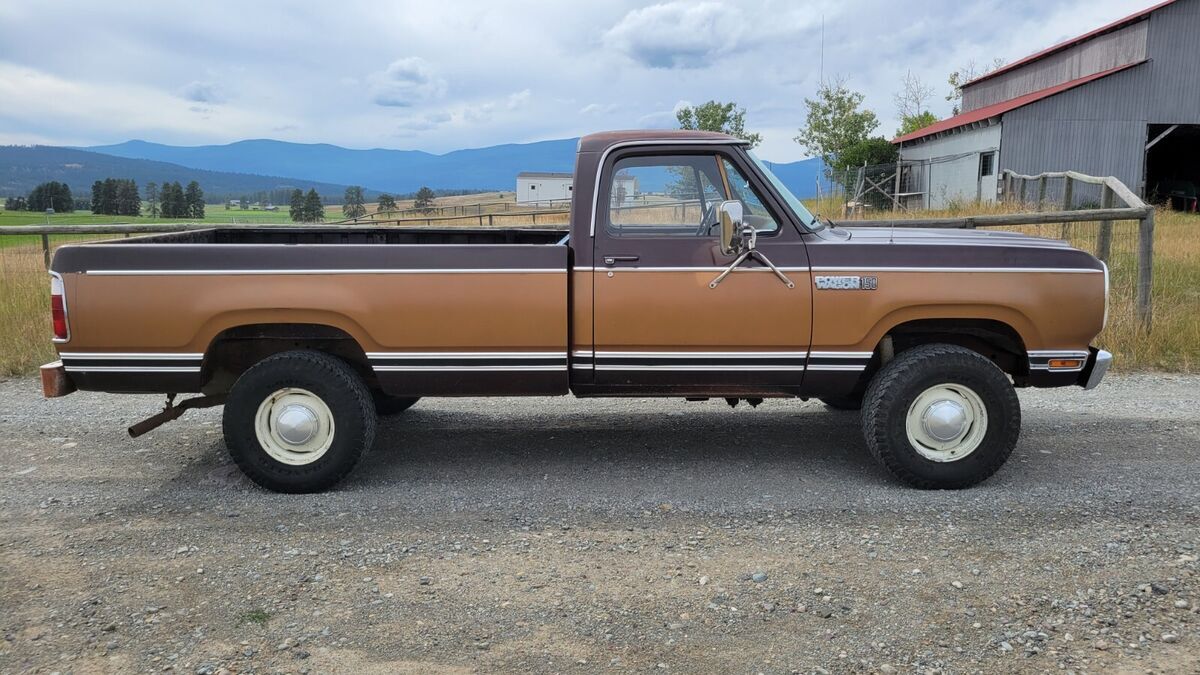 1979 DODGE W150 POWER WAGON ADVENTURER 4X4 PICKUP TRUCK. RUST FREE SURVIVOR! 1979 Dodge Power Wagon Adventurer