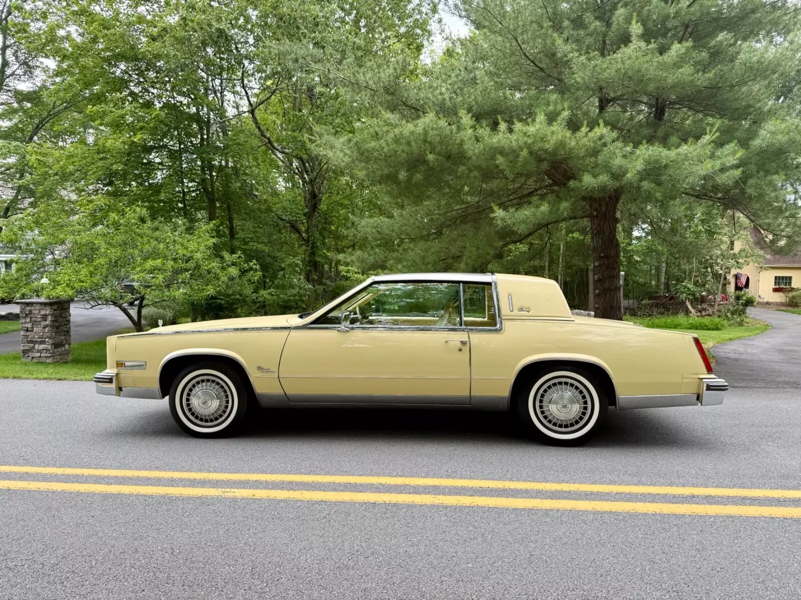 1979 Eldorado Biarritz triple yellow low miles in stunning original condition 1979 Cadillac Eldorado