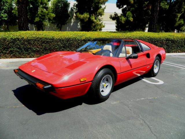 1979 Ferrari 308 GTS, 16K Orig Miles Original classic Corsa Rosso Targa 1979 Ferrari 308 GTS